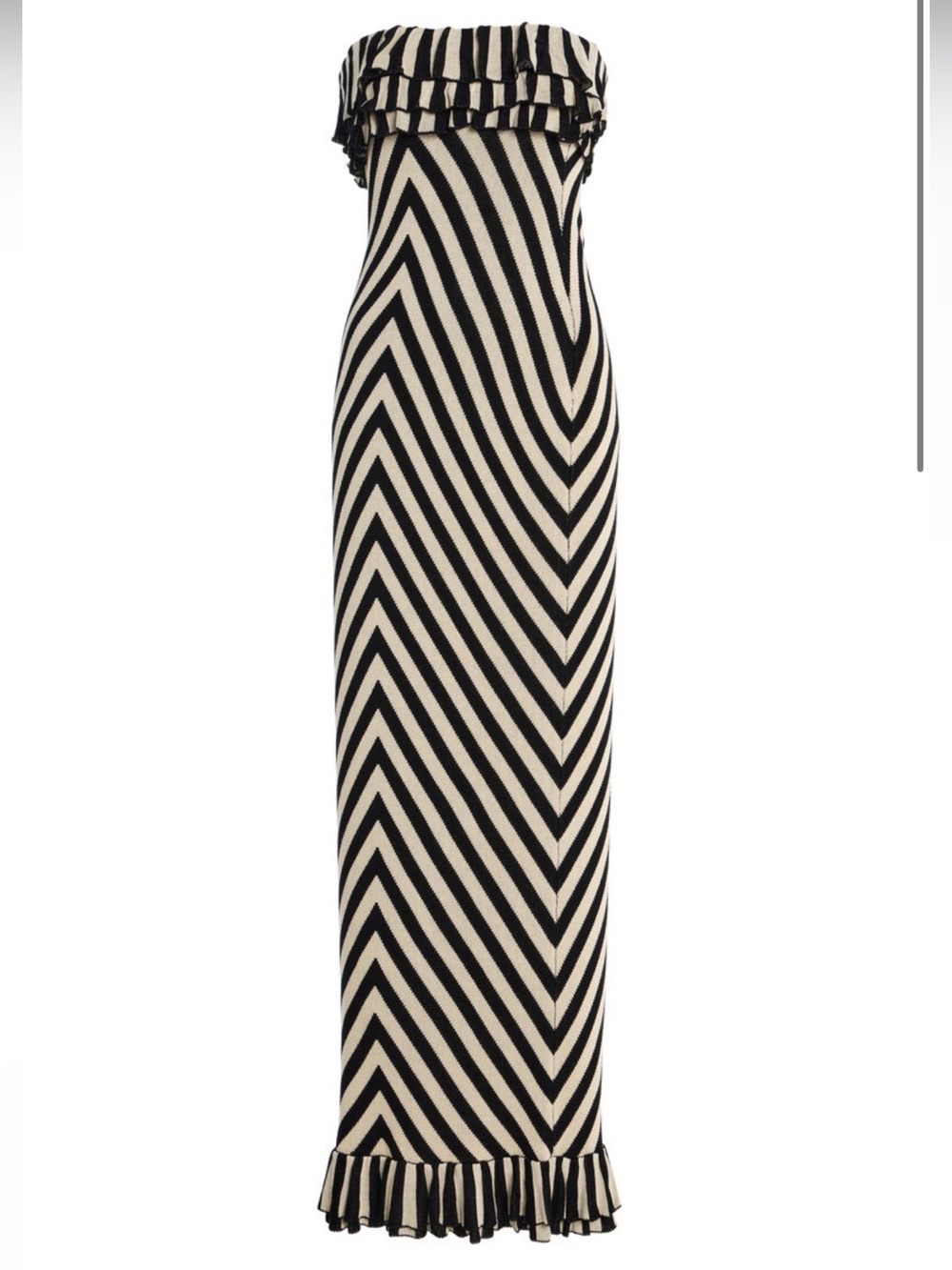 Posse Miles Strapless Knit Maxi Dress NWT.